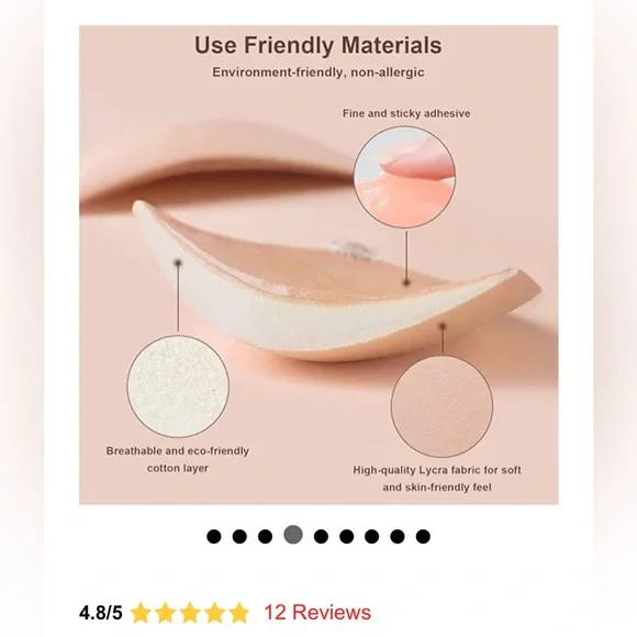 Strapless Sticky Bra Set - Picture 5 of 7